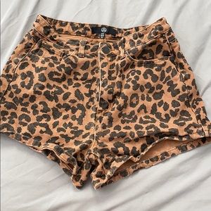 Leopard shorts